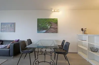 Ein Sitzbereich in der Unterkunft Apartment 412