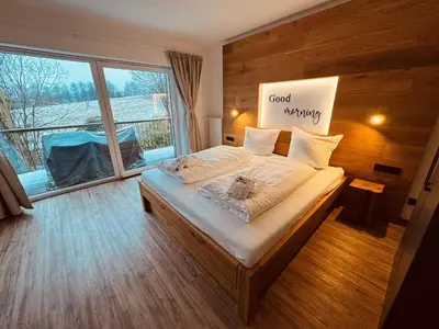 Ein Bett oder Betten in einem Zimmer der Unterkunft Baude IV