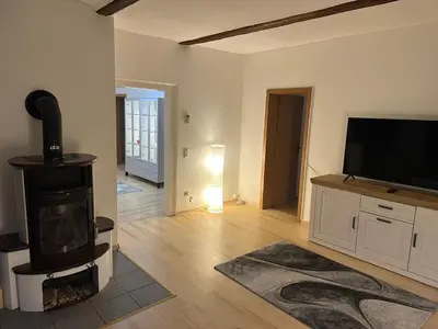 TV/Unterhaltungsangebot in der Unterkunft Ferienwohnung 1 Berliner Platz
