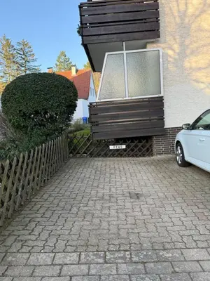 Das Gebäude in dem sich die Ferienwohnung befindet