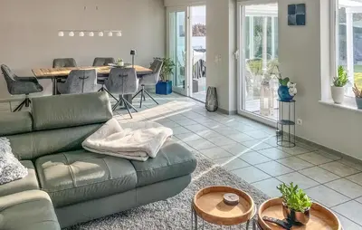 Ein Sitzbereich in der Unterkunft Pet Friendly Home In Bad Harzburg