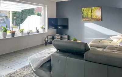 Ein Sitzbereich in der Unterkunft Pet Friendly Home In Bad Harzburg