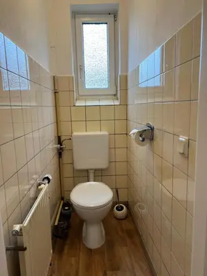 Ein Badezimmer in der Unterkunft Ferienhaus Denise Harz