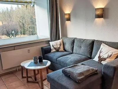 Ein Sitzbereich in der Unterkunft Apartment Elwi by Interhome