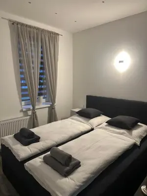 Ein Bett oder Betten in einem Zimmer der Unterkunft Apartment SaGo
