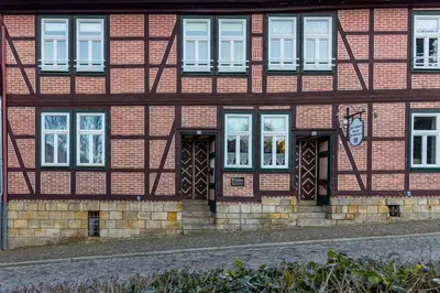 Das Gebäude in dem sich die Ferienwohnung befindet
