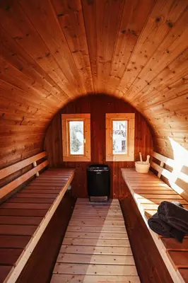 Grundriss der Unterkunft Das Knusperhäusschen, im Harz mit eigener Sauna