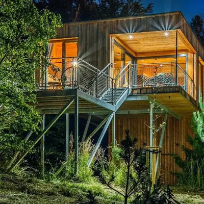 Treetop House Near Mount Brocken