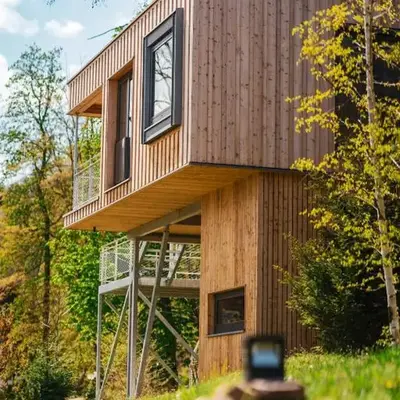 Experience Nature In A Loft At Treetop Height