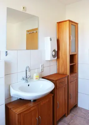 Ein Badezimmer in der Unterkunft Ferienwohnung Hase