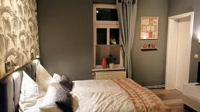 Ein Bett oder Betten in einem Zimmer der Unterkunft Hotel Bodethal