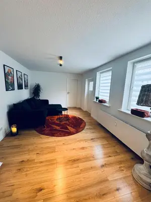 Ein Sitzbereich in der Unterkunft Harzheimat-Goslar Ferienwohnung