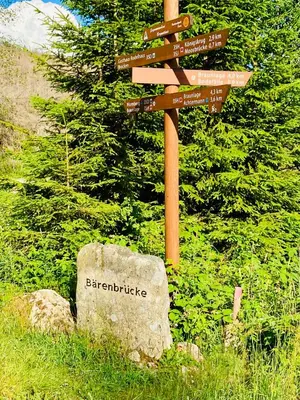 Naturlandschaft in der Nähe der Ferienwohnung