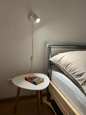Ein Bett oder Betten in einem Zimmer der Unterkunft Schlesierweg-Apartments
