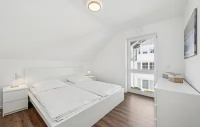 Ein Bett oder Betten in einem Zimmer der Unterkunft Cozy Home In Bad Harzburg With Sauna