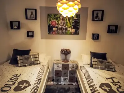 Ein Bett oder Betten in einem Zimmer der Unterkunft Apartment Bocksbergperle 3 by Interhome