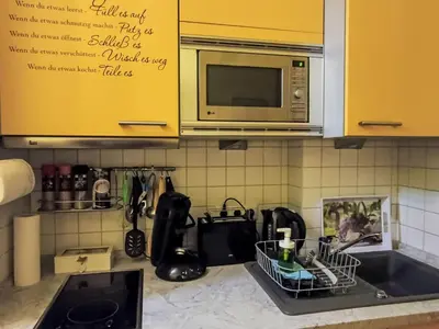 Küche/Küchenzeile in der Unterkunft Apartment Bocksbergperle 1 by Interhome