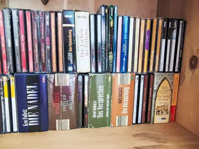 Die Bibliothek in der Ferienwohnung