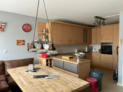 Küche/Küchenzeile in der Unterkunft Terrassenhaus 614 u 615 Panoramic Hohegeiß