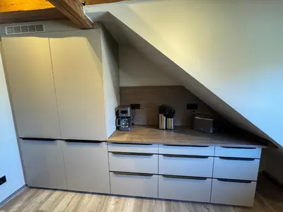 Küche/Küchenzeile in der Unterkunft Stilapartment City 3