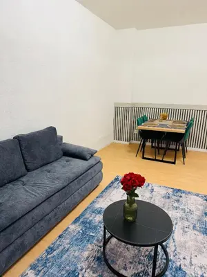Ein Sitzbereich in der Unterkunft Familientraum im wunderschönen Harz