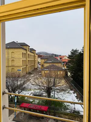 Das Gebäude in dem sich die Ferienwohnung befindet