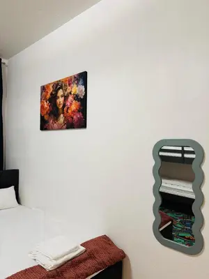 Ein Bett oder Betten in einem Zimmer der Unterkunft Familientraum im wunderschönen Harz