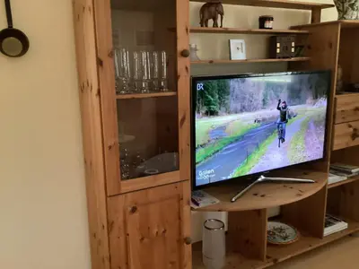 TV/Unterhaltungsangebot in der Unterkunft Ferienwohnung Krapohl