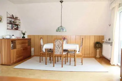 Ein Sitzbereich in der Unterkunft Ferienwohnung Haus Matschek