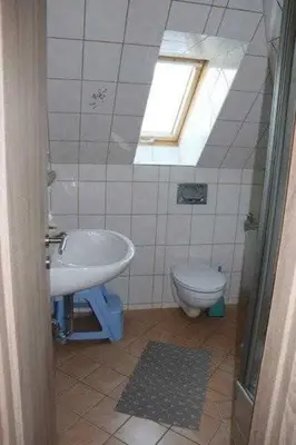 Ein Badezimmer in der Unterkunft Ferienwohnung Haus Matschek