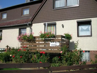 Ein Garten an der Unterkunft Ferienwohnung Peinemann