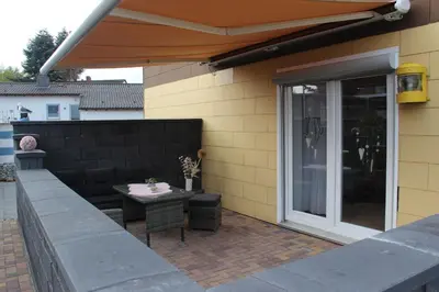 Ein Balkon oder eine Terrasse in der Unterkunft Fewo Harzer Leuchtturm