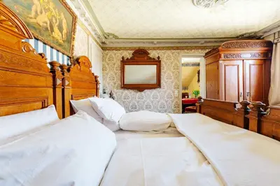 Ein Bett oder Betten in einem Zimmer der Unterkunft Villa Charlotte