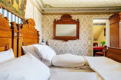 Ein Bett oder Betten in einem Zimmer der Unterkunft Villa Charlotte