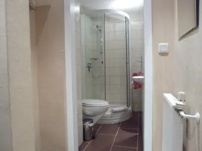 Ein Badezimmer in der Unterkunft FeWo Wernigerode