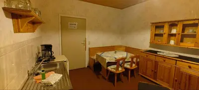 Küche/Küchenzeile in der Unterkunft Pension Harzresidenz