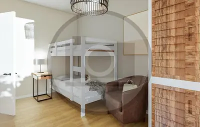 Ein Bett oder Betten in einem Zimmer der Unterkunft Ferienhauspark Hasselfelde