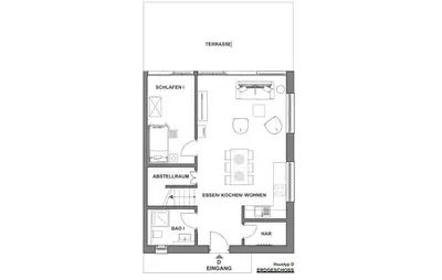 Grundriss der Unterkunft Ferienhauspark Hasselfelde