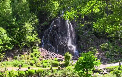 Naturlandschaft in der Nähe des Ferienhauses