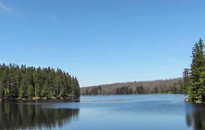 Naturlandschaft in der Nähe des Ferienhauses