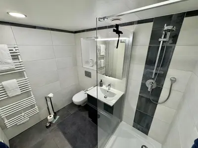 Ein Badezimmer in der Unterkunft Gipfelblick Apartment