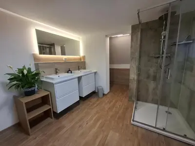 Ein Badezimmer in der Unterkunft Ferienhaus Willi