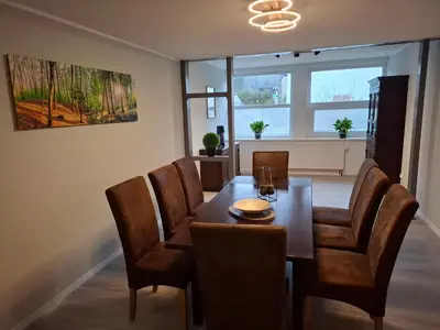 Ein Sitzbereich in der Unterkunft Ferienhaus Willi