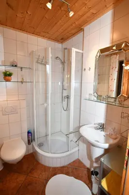 Ein Badezimmer in der Unterkunft Schmuckstück