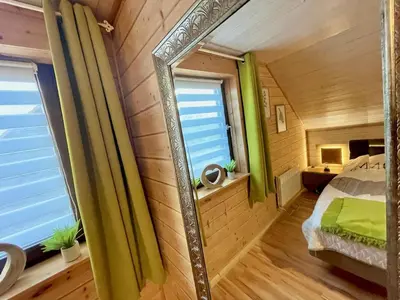 Ein Bett oder Betten in einem Zimmer der Unterkunft Glücksstück