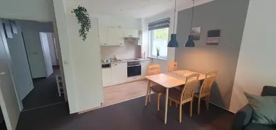 Küche/Küchenzeile in der Unterkunft BergGlück Braunlage