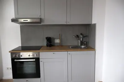 Küche/Küchenzeile in der Unterkunft Feruzi Living B3