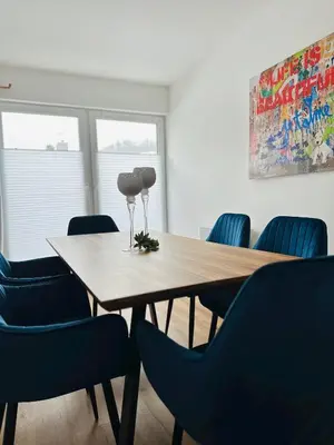 Ein Sitzbereich in der Unterkunft Tiaré Appartment - FeWo