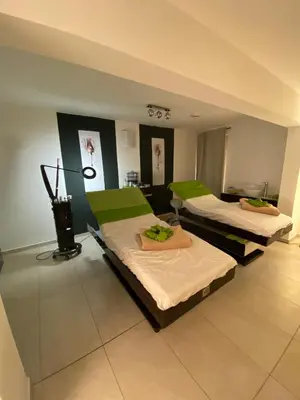 Ein Bett oder Betten in einem Zimmer der Unterkunft Tiaré Appartment - FeWo