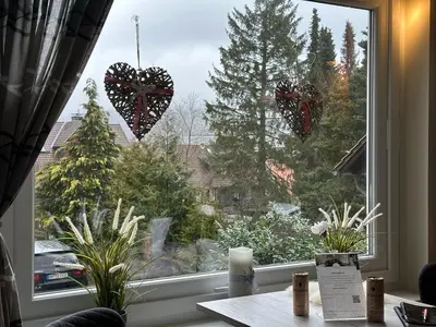 Ein Garten an der Unterkunft Bergblick Braunlage App 17 & 18